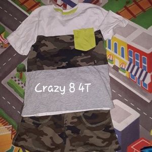 Boys shorts and tee set